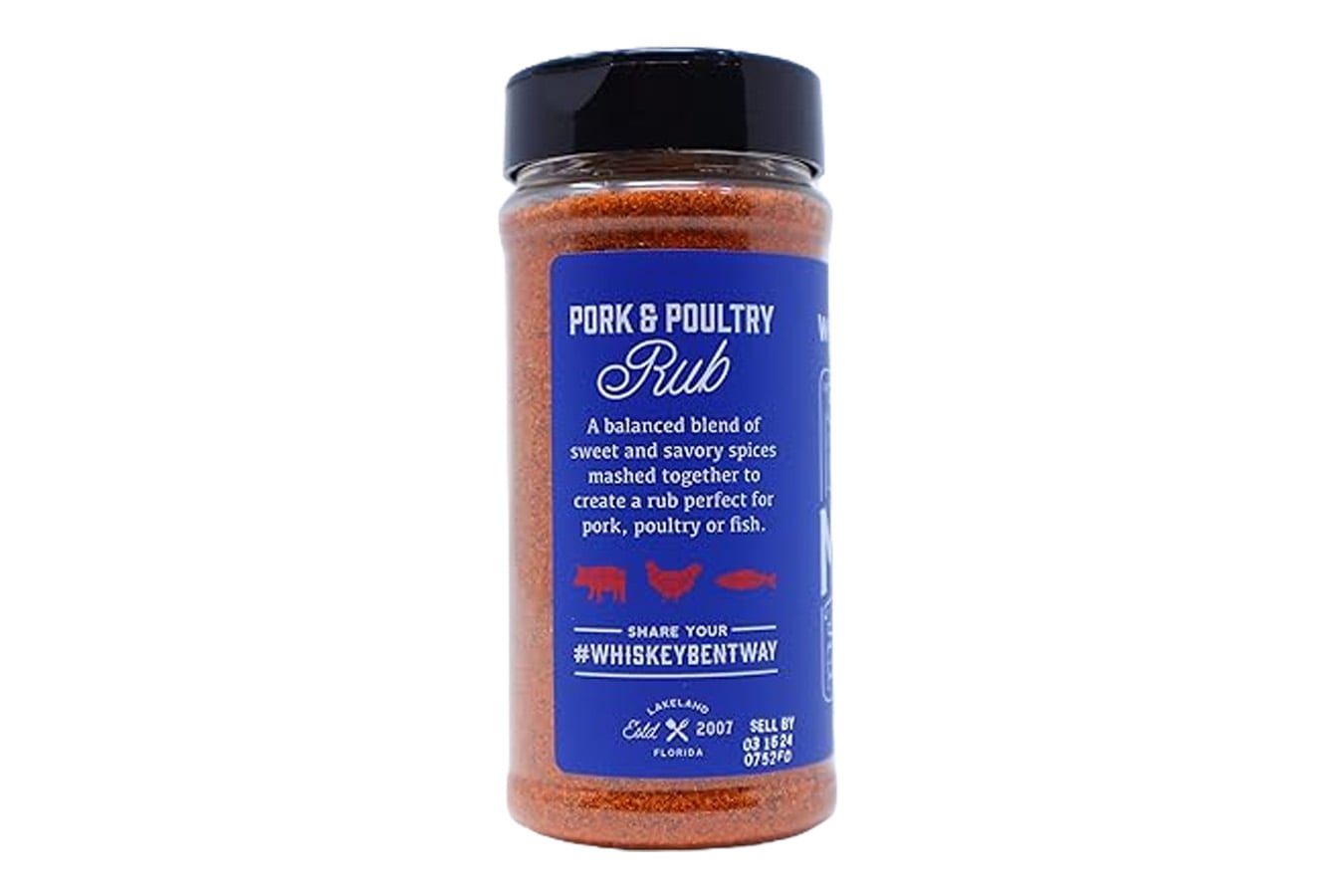 WHISKEY BENT Sweet Mash - Pork and Poultry Rub